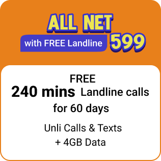 ALLNET w/ FREE Landline 599